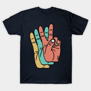 Peaceful Hand Symbol T-Shirt